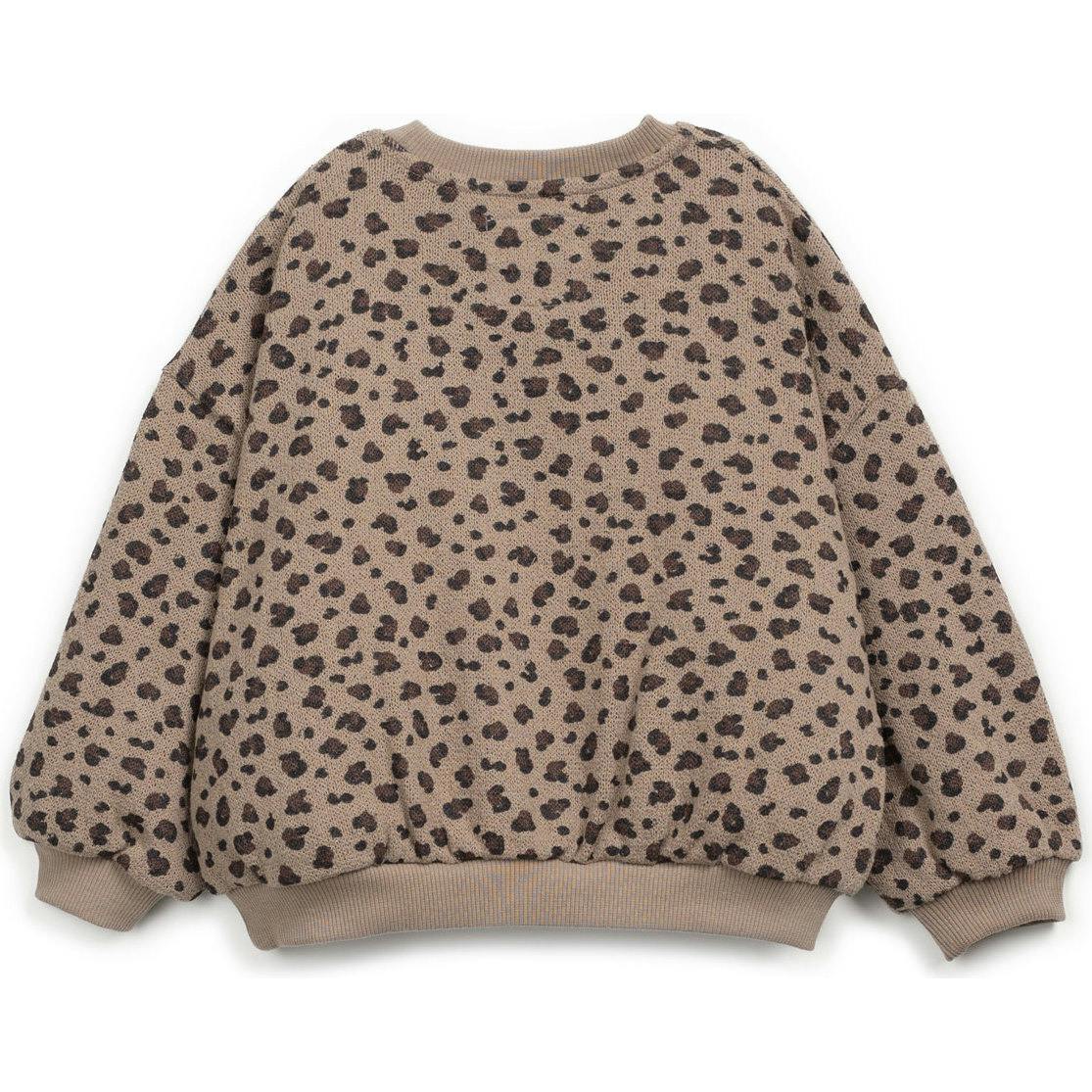 Leopard Jersey Sweatshirt