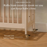 Babyletto Rolli 9-in-1 Convertible All-Stages® Crib with Bassinet & Toddler Bed Conversion Kits