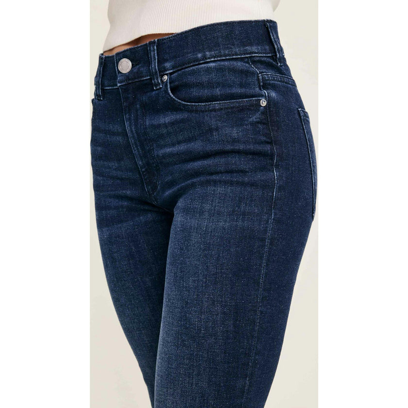 Halle Straight Petite High Rise Instasculpt™ 25.5" Jeans | Mediterranean
