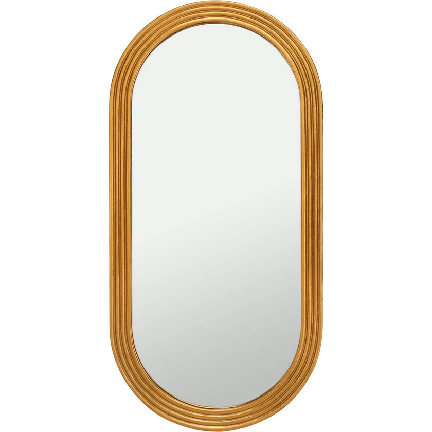 Jeanelle Oval Gold Mirror