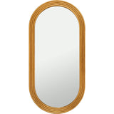 Jeanelle Oval Gold Mirror