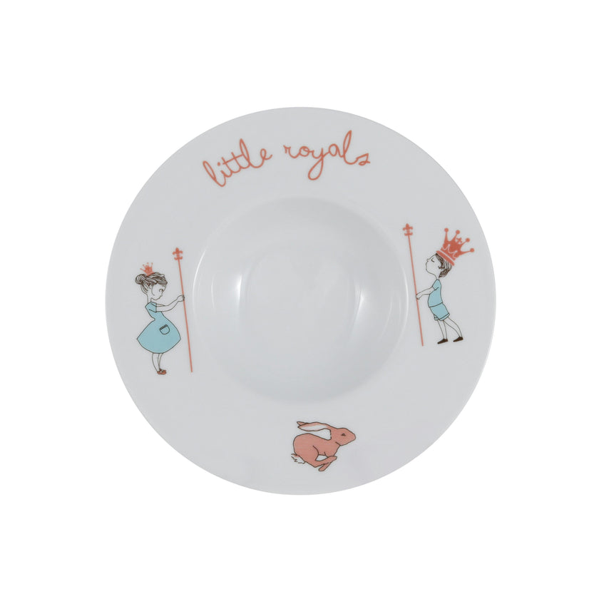 Hand-Painted Calisson Little Royals Plate