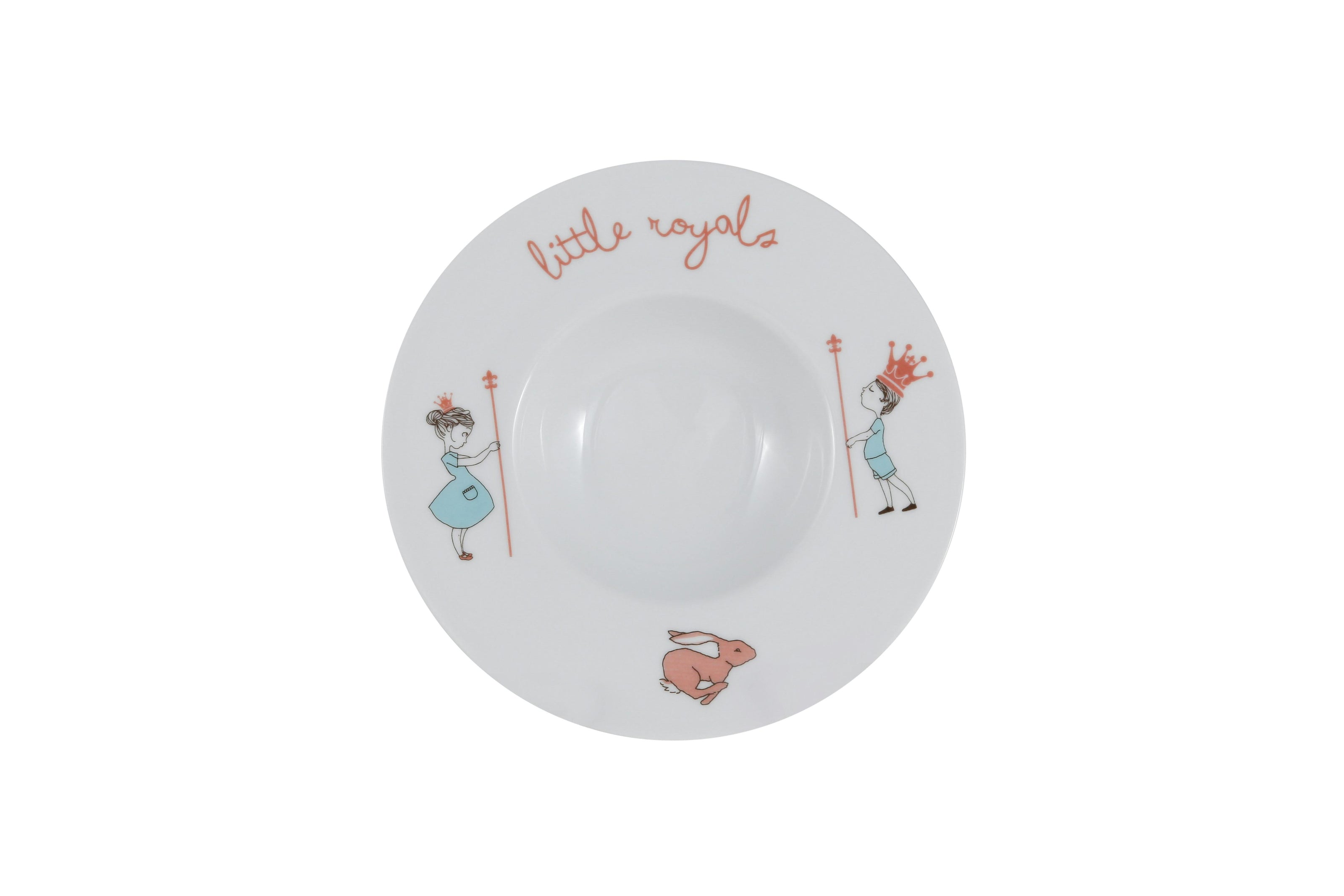 Hand-Painted Calisson Little Royals Plate