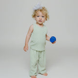 Jio Stripe Tank & Pull-on Set - Mint