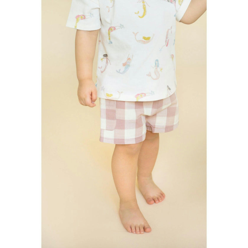 Dropped Shoulder Short Sleeve T-Shirt, Multi