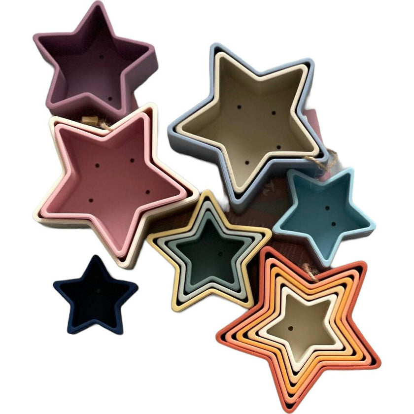 Silicone Stacking Star Cups
