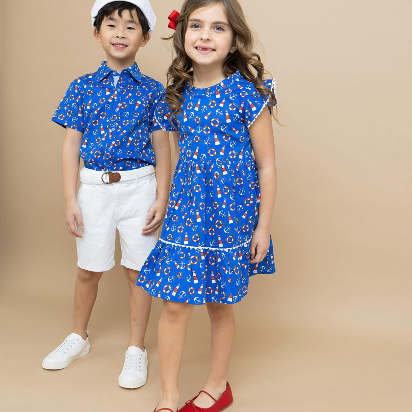 Seaside Ruffle Dress