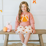 Pumpkin Sequin Scallop Tutu Skirt