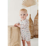 Baby One-Piece Rash Guard Swimsuit Canoe