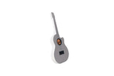 Rock Star Karaoke-Guitar Speaker & Microphone Combo - White