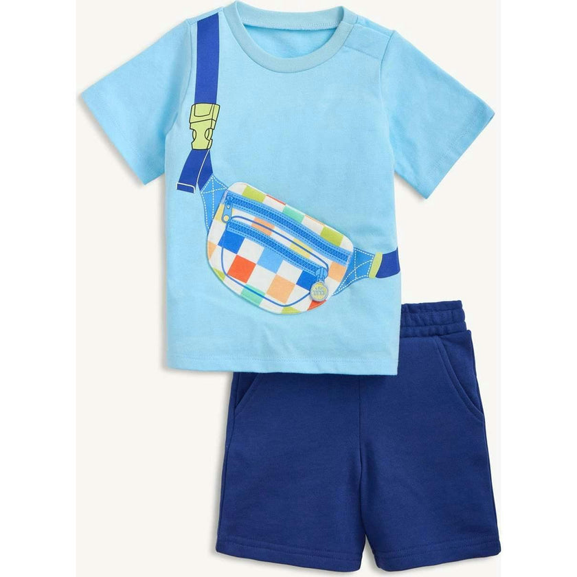 Magnetic Peek-A-Pocket T-Shirt & Shorts Set