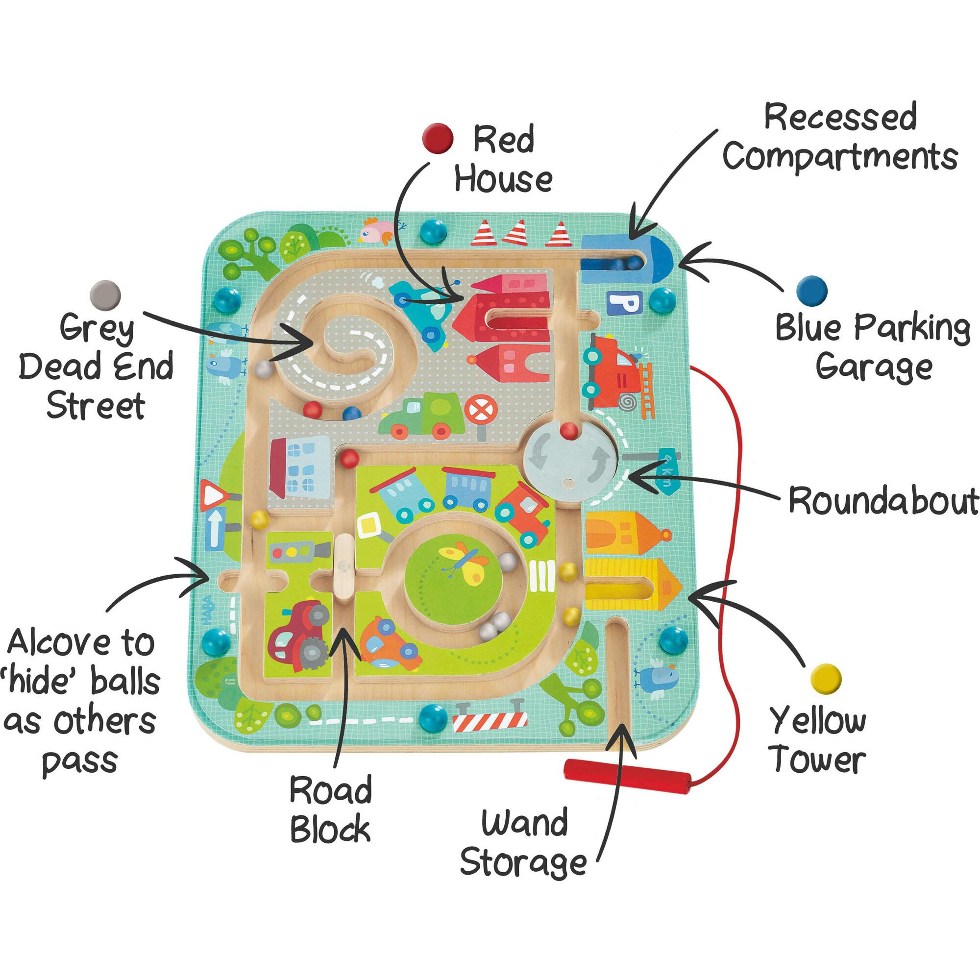 Town Maze Magnetic Puzzle Game