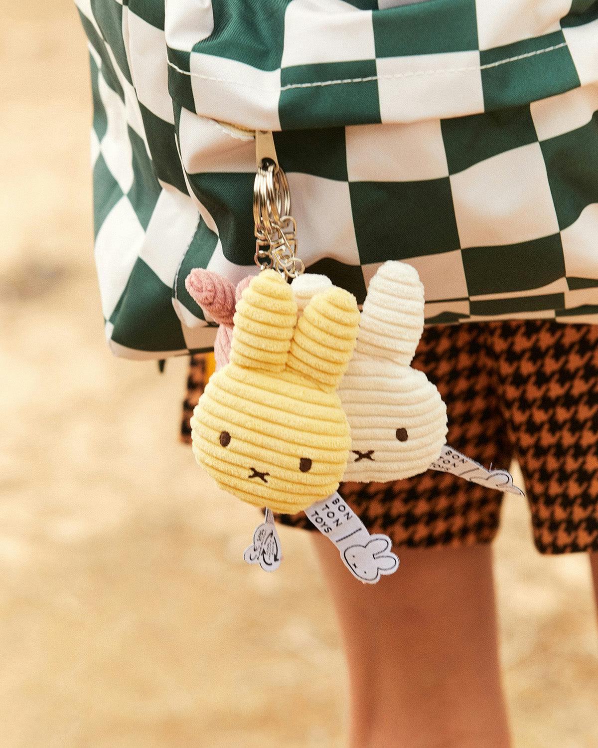 Keychain MIFFY Flat ECO Corduroy Offwhite 4