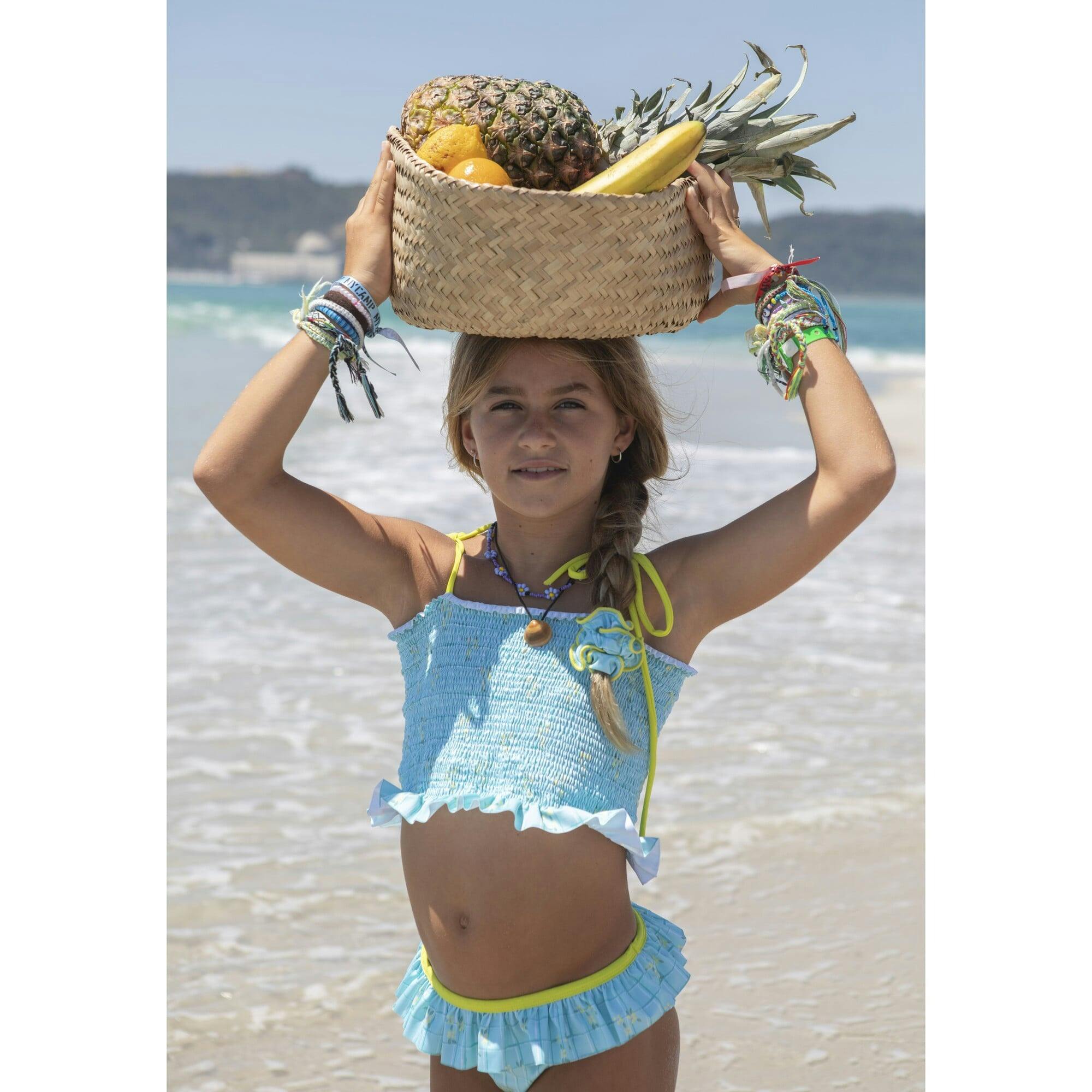 Water garden smocked set