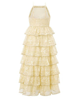 Tanya Lace Frill Maxi Dress