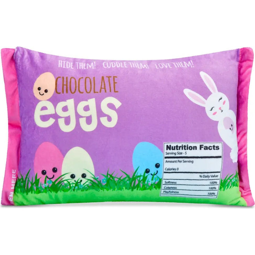 Chocolate Easter Egg Buddies Packaging Fleece Plush