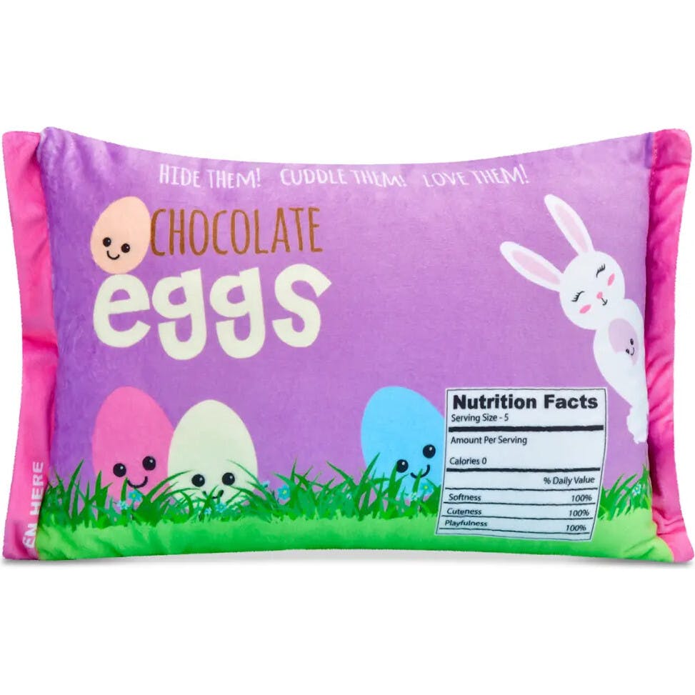 Chocolate Easter Egg Buddies Packaging Fleece Plush