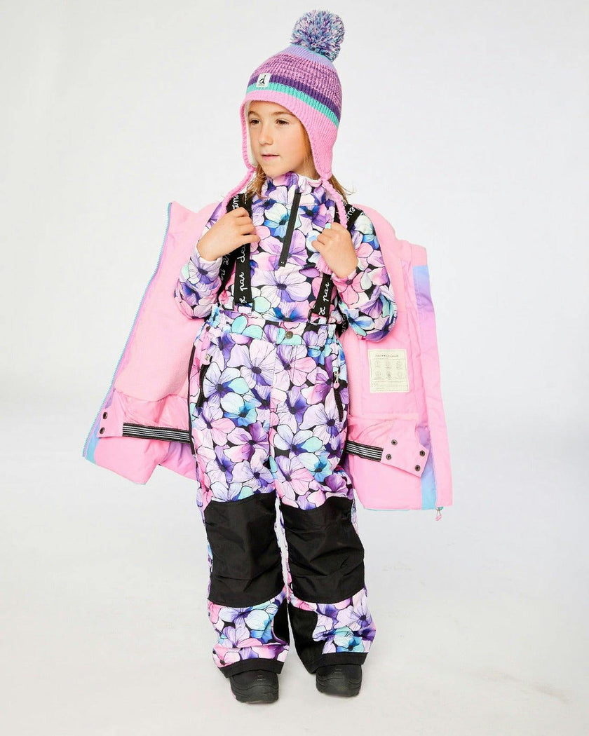 Two Piece Play Snowsuit Pink To Blue Gradient