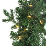 Kurt Adler 24-Inch Prelit Clear Jackson Pine Wreath