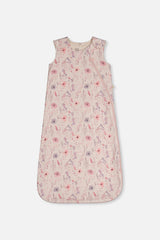 Organic Cotton Sleep Sack Pink Printed Flowers