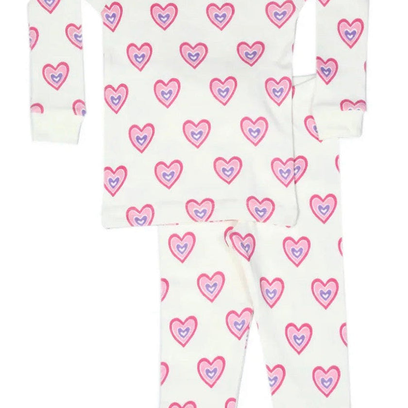 Kids Pajamas - Soft Hearts