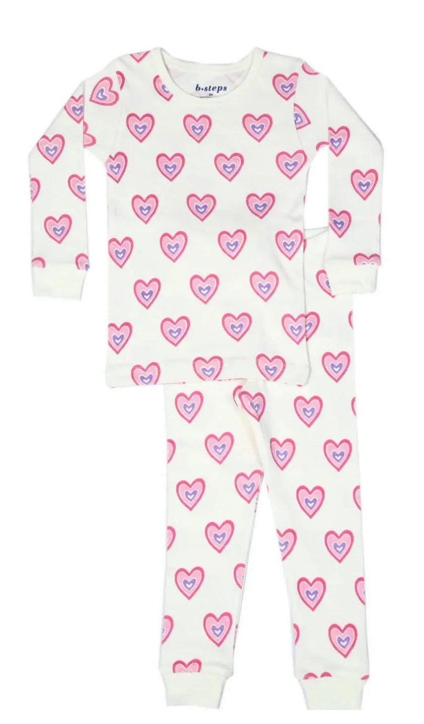 Kids Pajamas - Soft Hearts