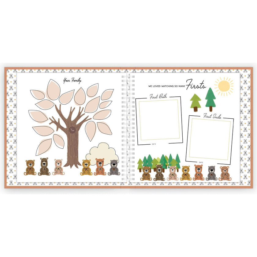 Teddy Bears' Picnic Luxury Memory Baby Book