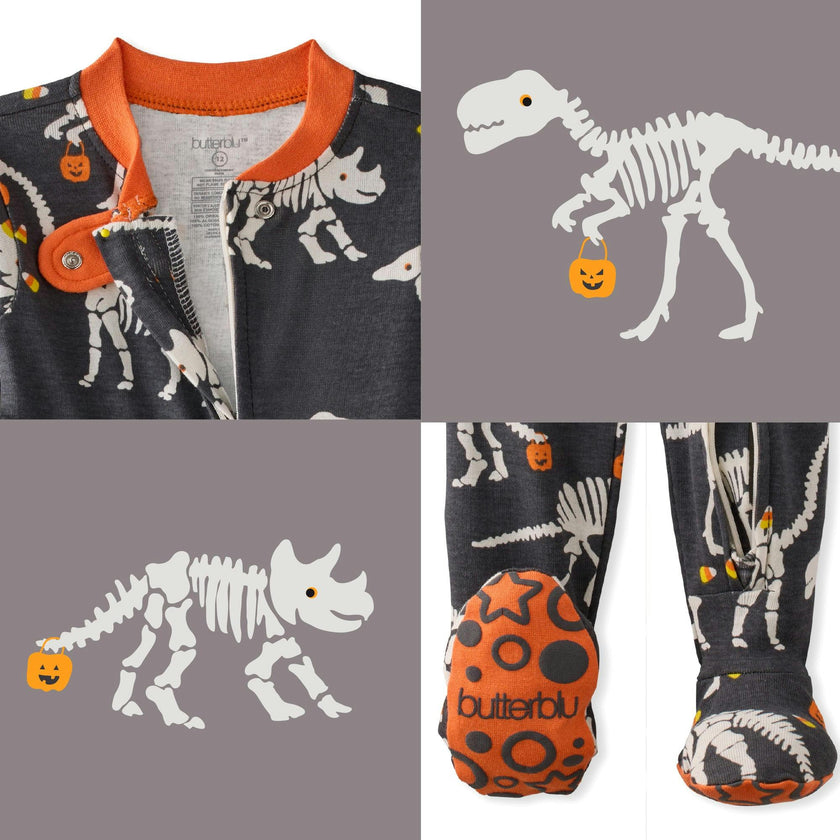 CRUZ Snug-fit Footed Baby Halloween Pajamas
