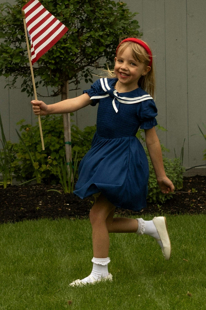 Mini Alice Dress in Navy