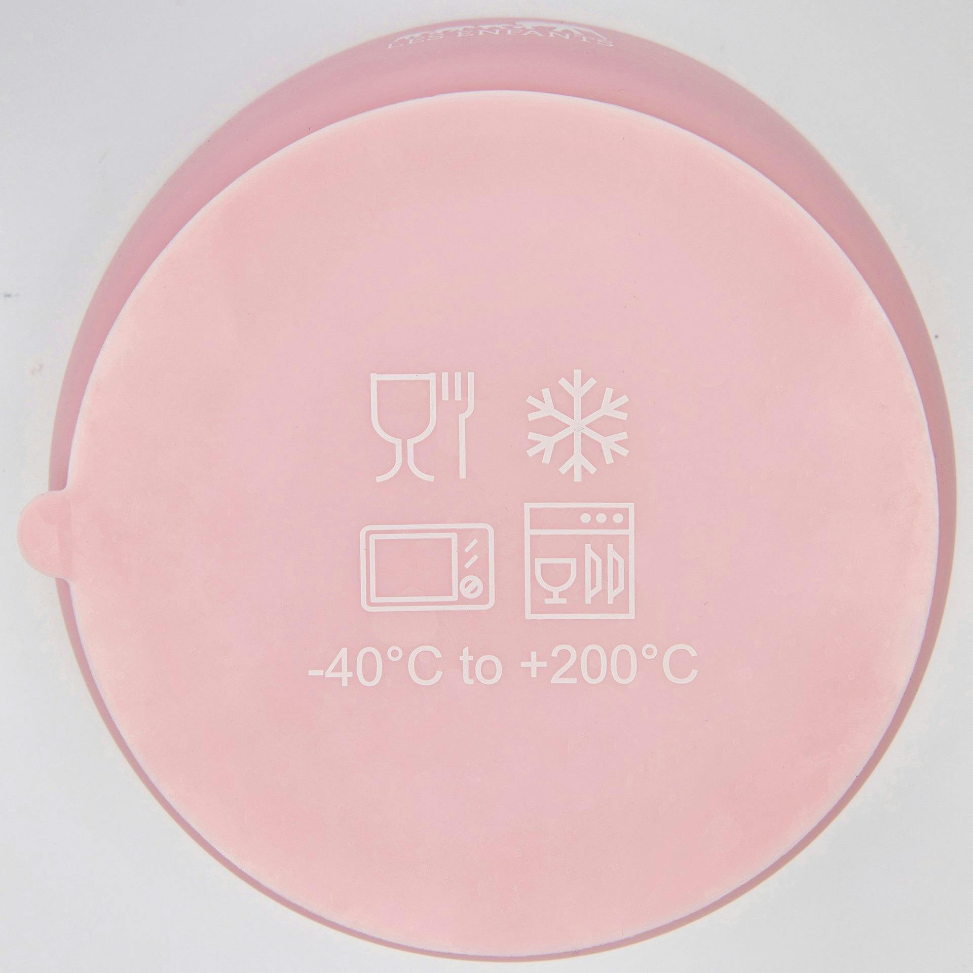 Silicone Baby Plate Bowl - Rose
