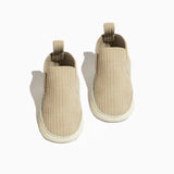 Oat Ribbed Slip On Baby Shoe