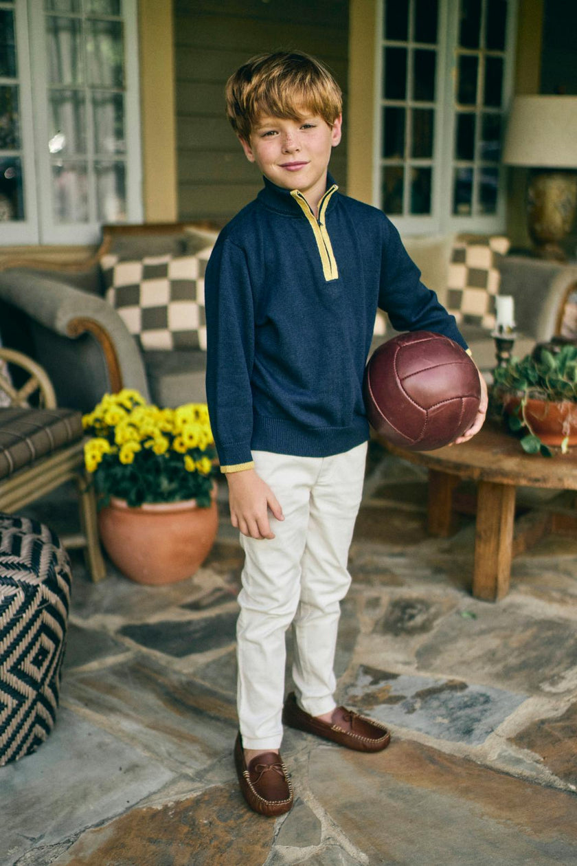 Griffin Sweater in Collegiate Navy