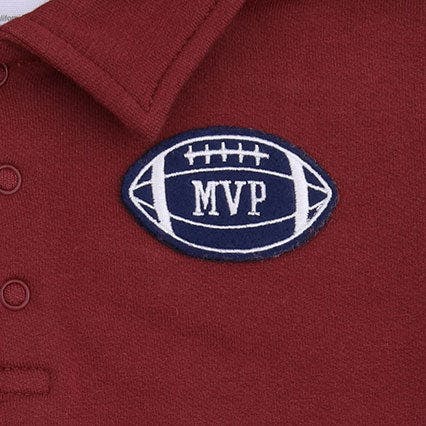 Varsity French Terry - Polo Sweatshirt