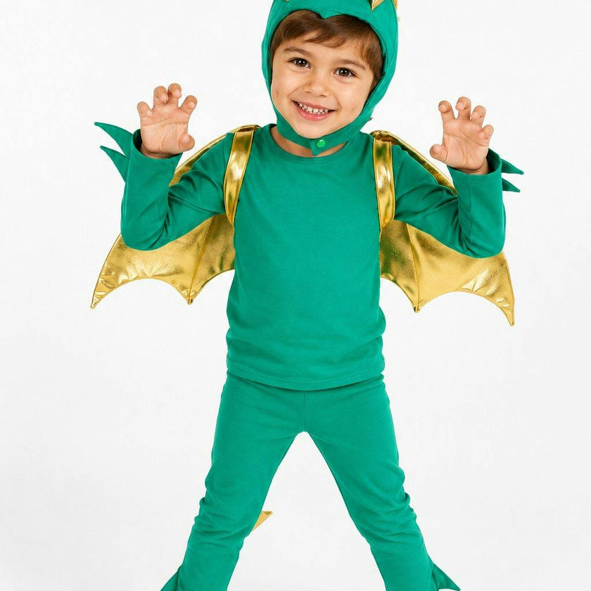 Emerald Sky Dragon Pajama Costume