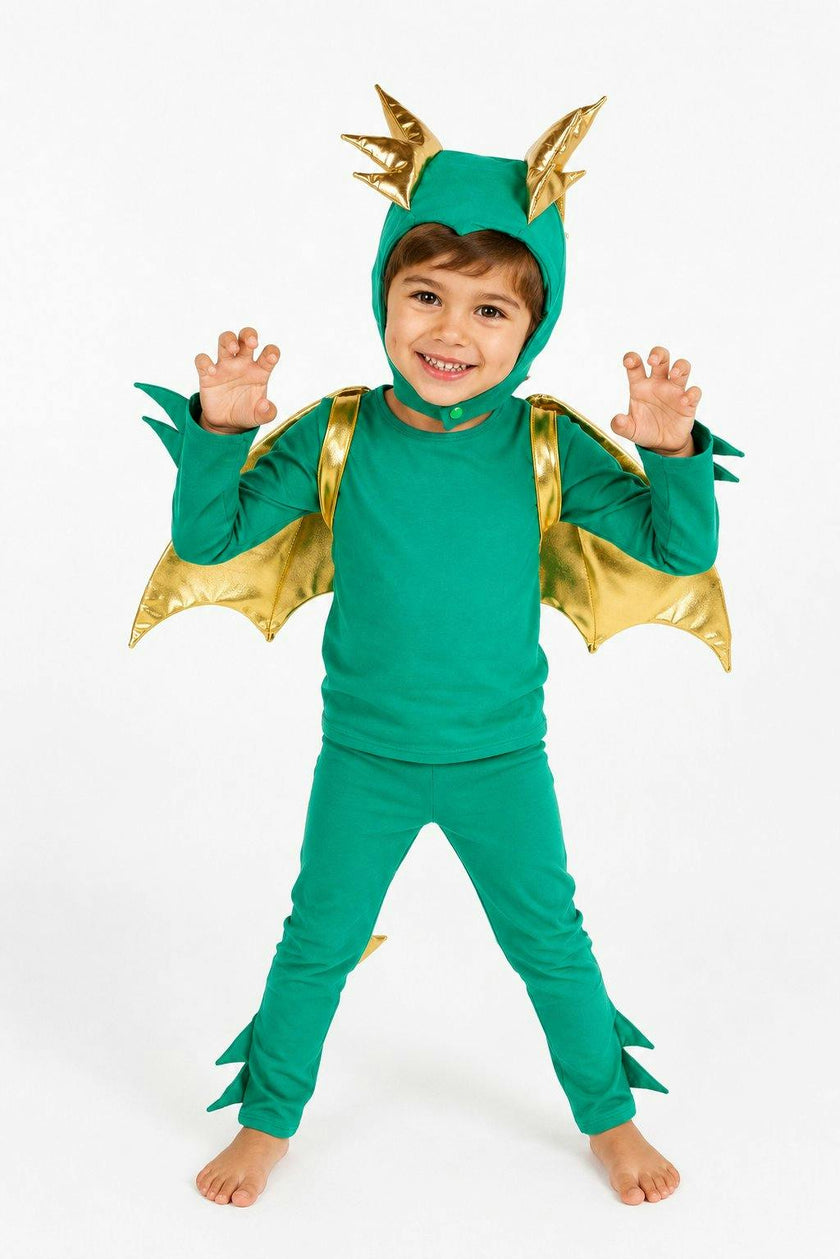 Emerald Sky Dragon Pajama Costume