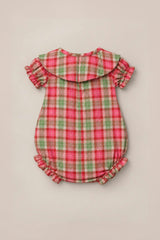 Baby Alice Romper in Rosewood Tartan