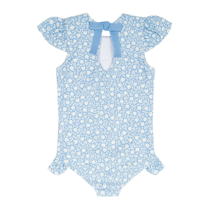 girls alpine fiore ruffle cap sleeve one piece