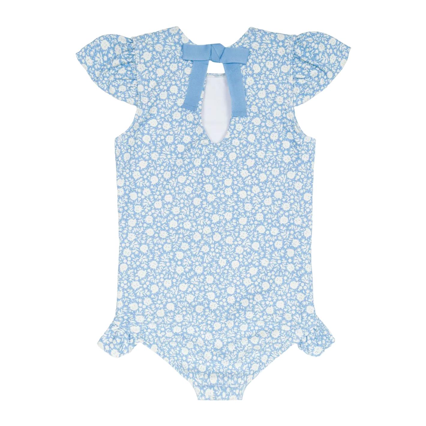 girls alpine fiore ruffle cap sleeve one piece