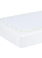 Embroidered Crib Sheet - Meadow