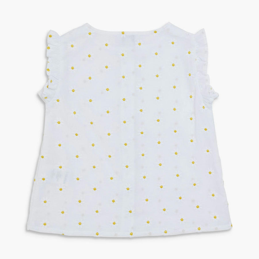 Noemie Top Daisy Embroidered