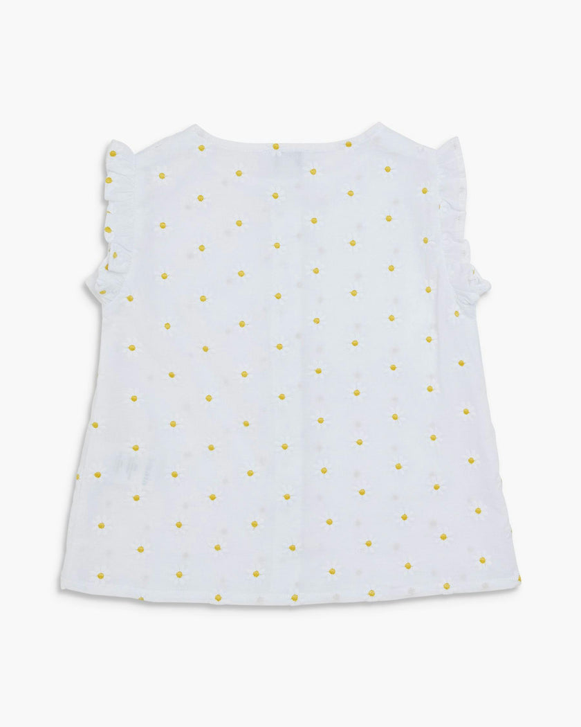 Noemie Top Daisy Embroidered