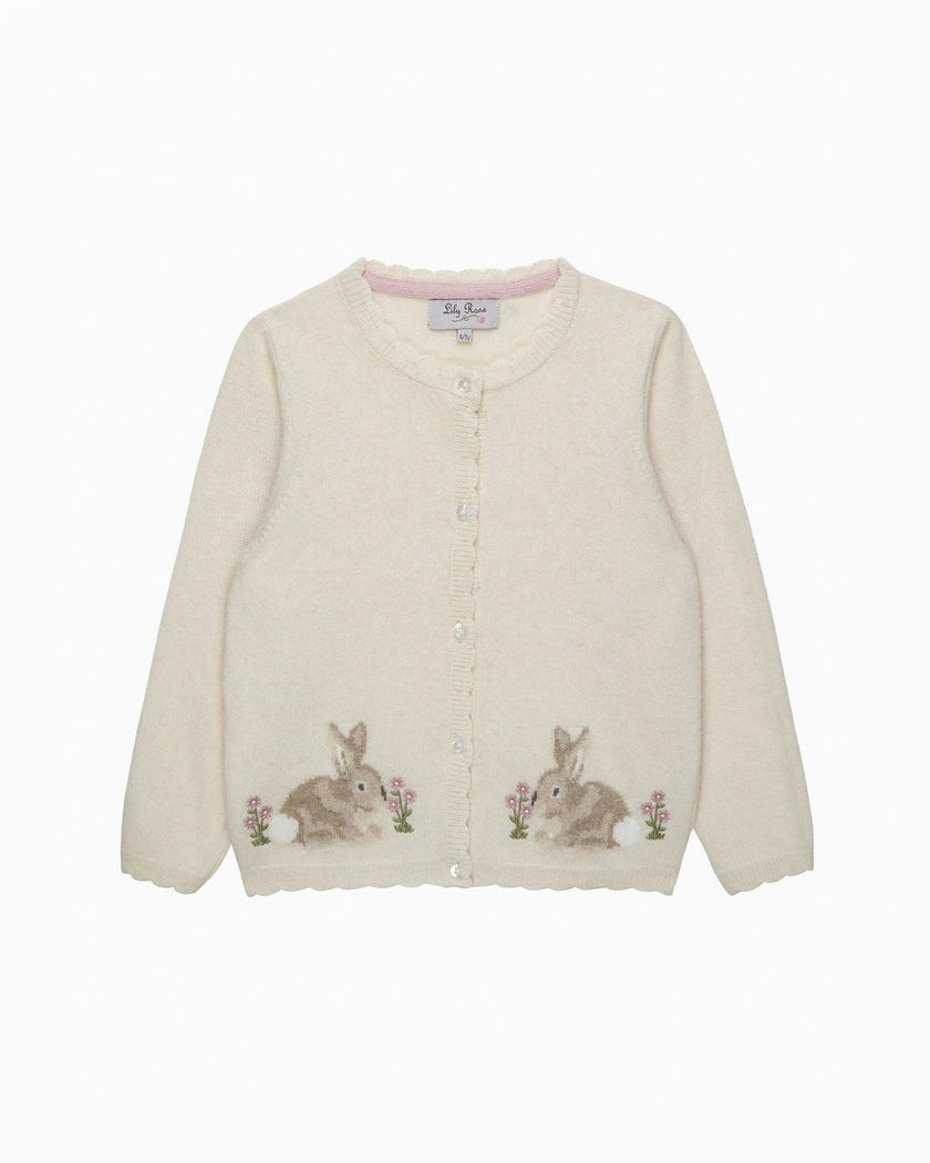 Bunny Cardigan in Winter White