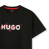 Black Crewneck Logo T‑Shirt