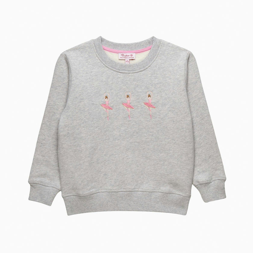 Ballerina Embroidered Sweatshirt