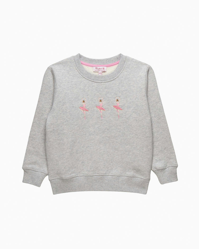 Ballerina Embroidered Sweatshirt