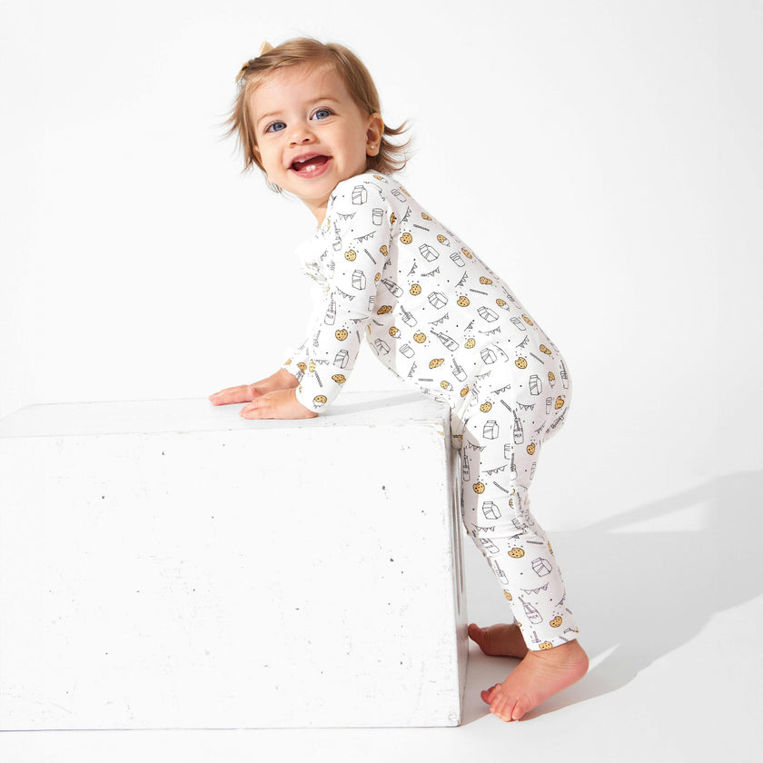Milk and Cookies Bamboo Convertible Footie