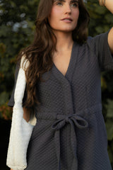 The Ease Robe - Charcoal