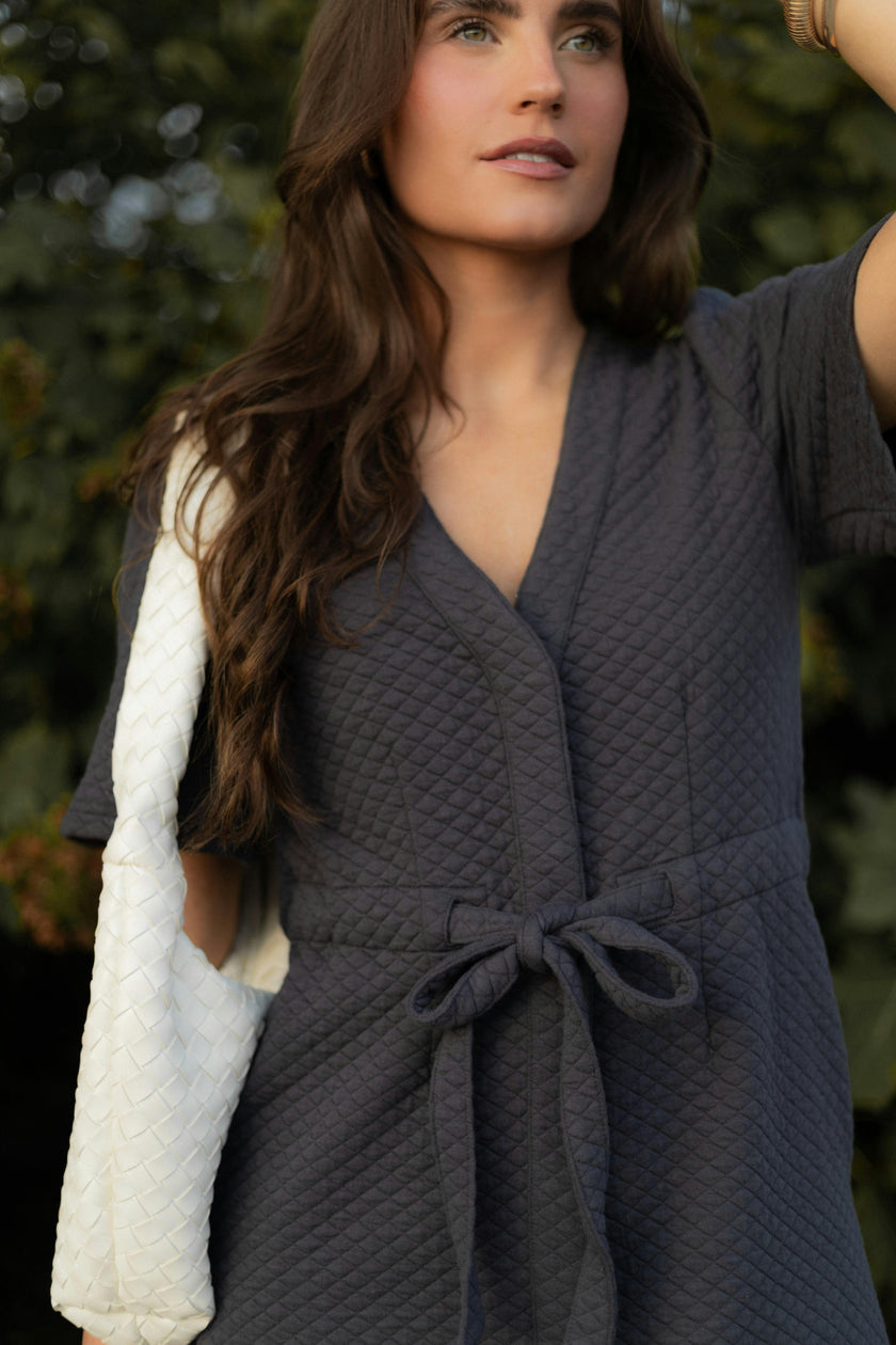 The Ease Robe - Charcoal