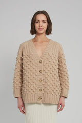 LIAN CARDI | PALE CAMEL