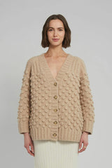 LIAN CARDI | PALE CAMEL